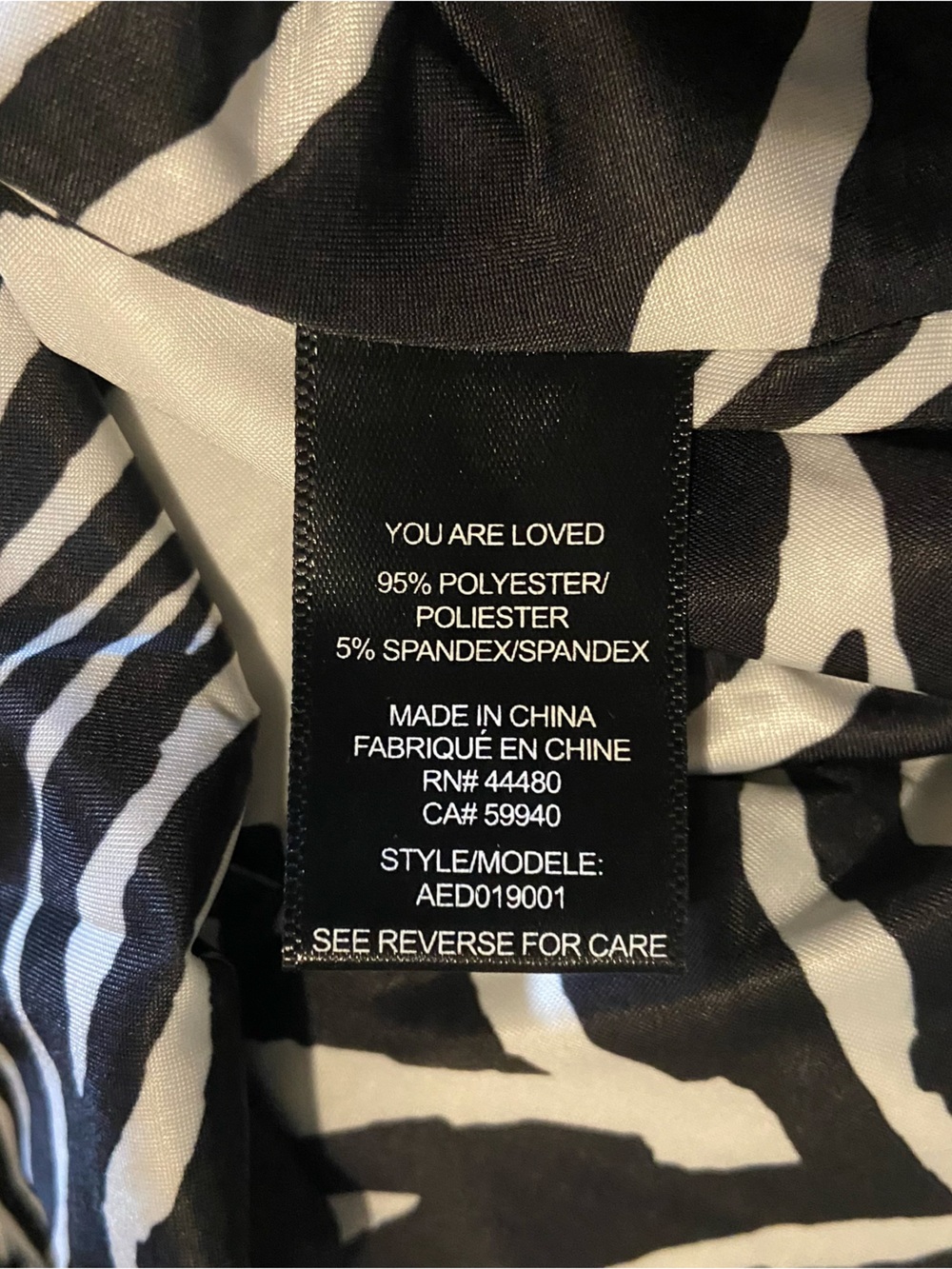 AFRM Zebra Print Maxi Dress Small Cutout Bodycon Long Sleeve Y2K Party - Picture 6 of 7